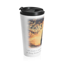 Load image into Gallery viewer, &#39;THE SHAWL OF GOLD&#39; Quote Travel Mug